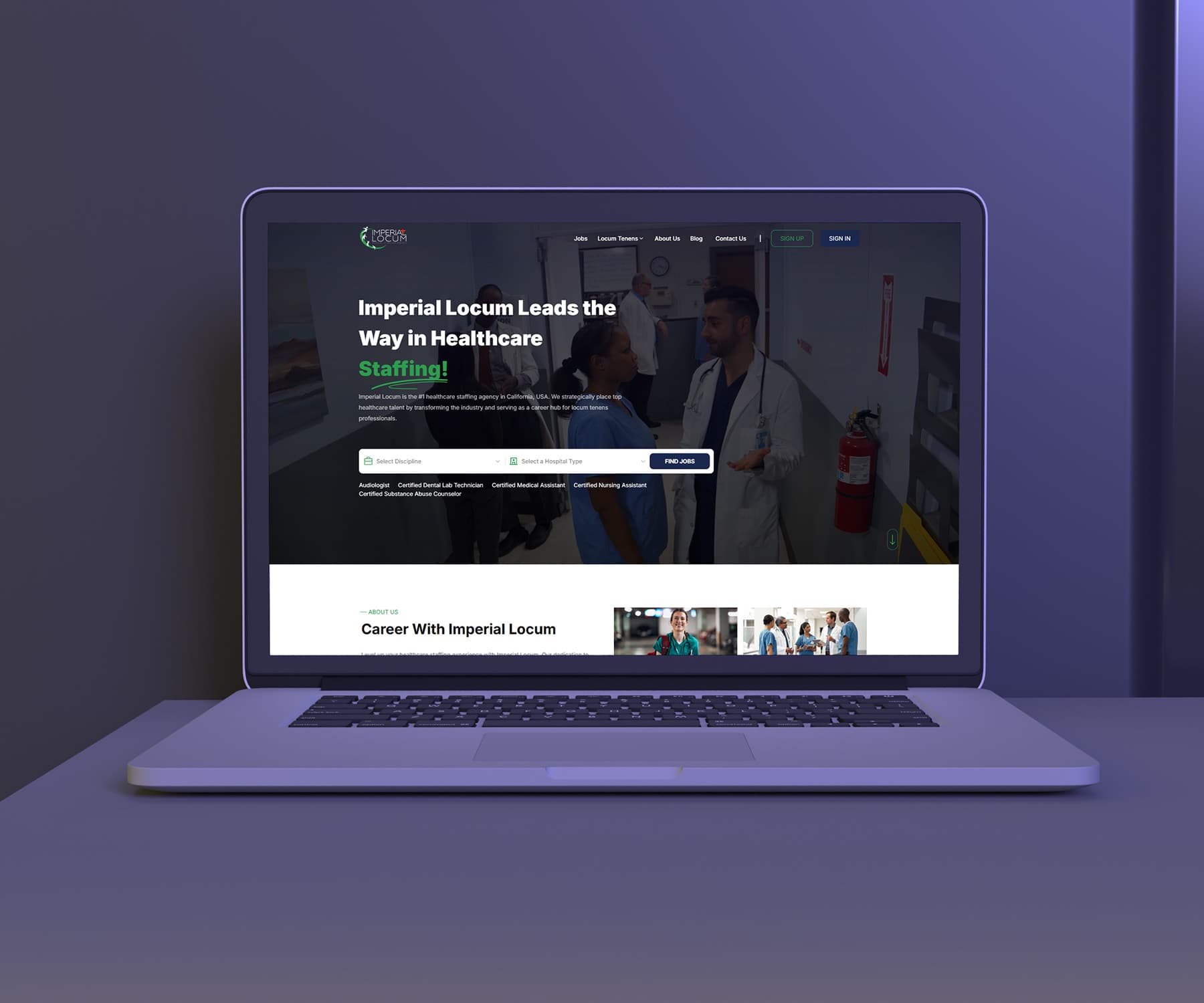 Bridging Healthcare Talent with Trusted Medical Institutions