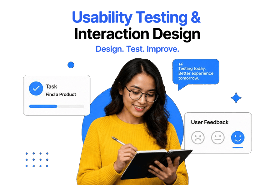 Usability Testing & ^Interaction Design Services USA