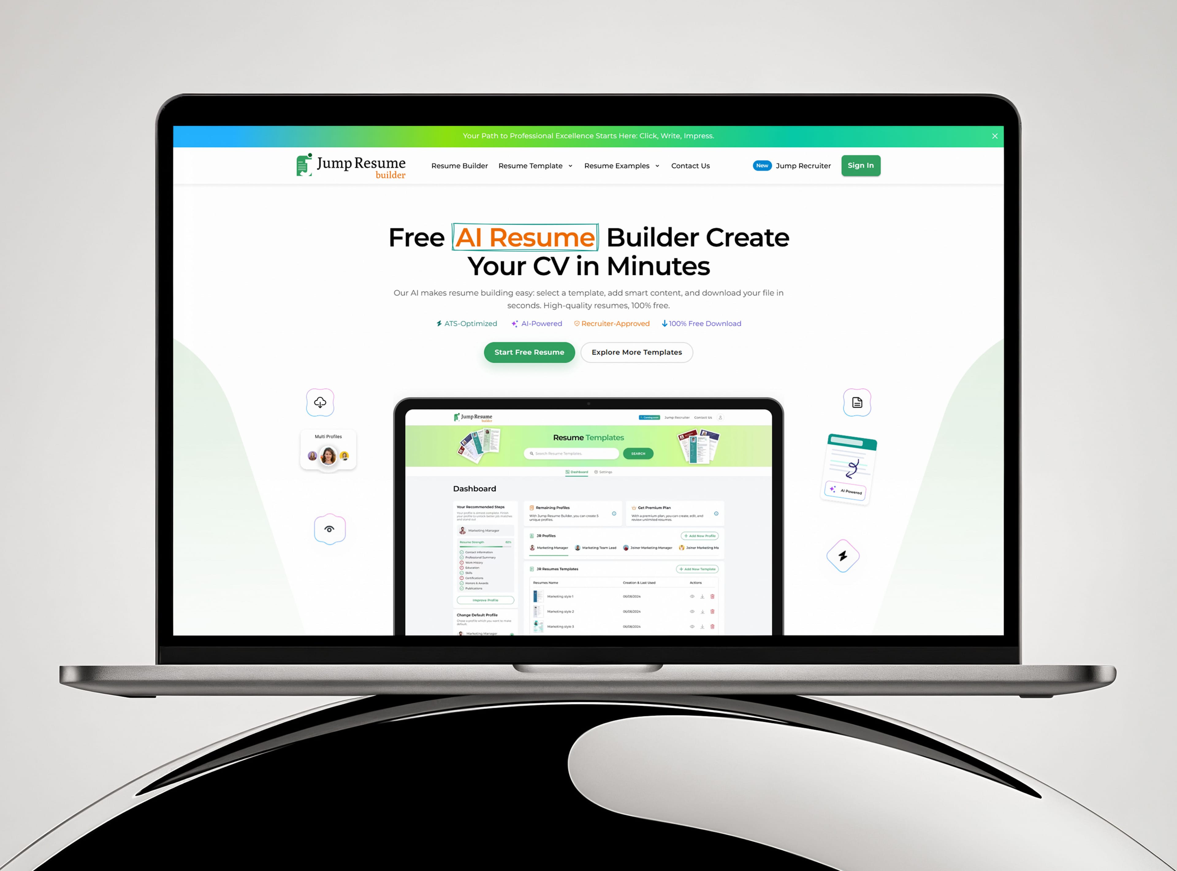 An Intelligent Resume Builder Empowering Job Seekers to Stand Out